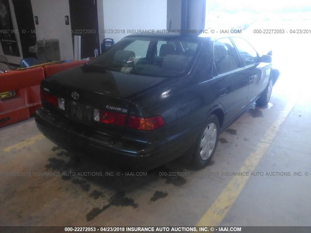 4T1BG22K51U060229 - 2001 TOYOTA CAMRY CE/LE/XLE 绿色 照片 4