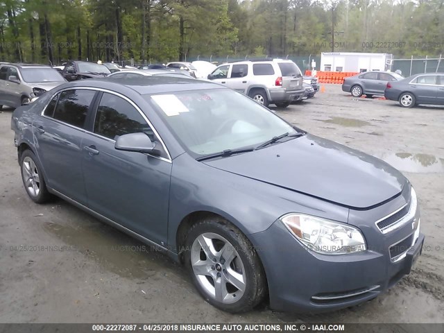1G1ZH57B294257986 - 2009 CHEVROLET MALIBU 1LT GRAY photo 1