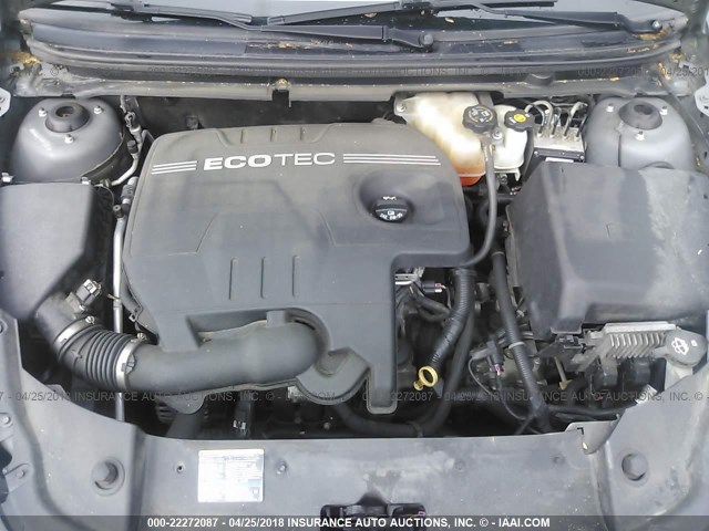 1G1ZH57B294257986 - 2009 CHEVROLET MALIBU 1LT GRAY photo 10