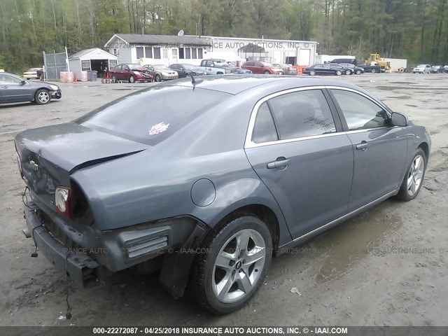 1G1ZH57B294257986 - 2009 CHEVROLET MALIBU 1LT GRAY photo 4