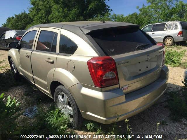 1B3HB48A69D174471 - 2009 DODGE CALIBER SXT GOLD photo 3