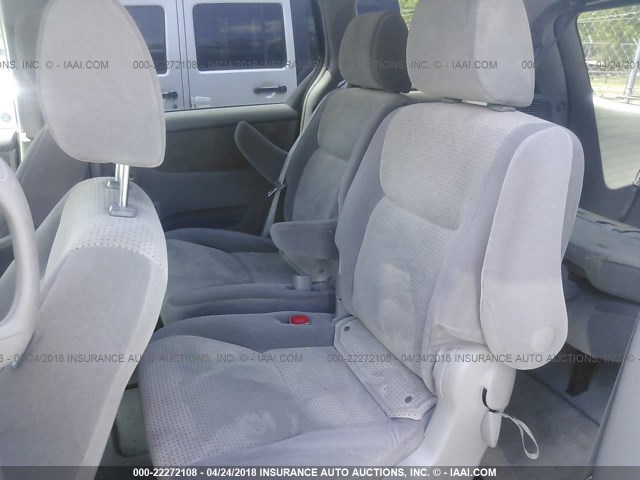 5TDZK23C29S285927 - 2009 TOYOTA SIENNA CE/LE GRAY photo 8