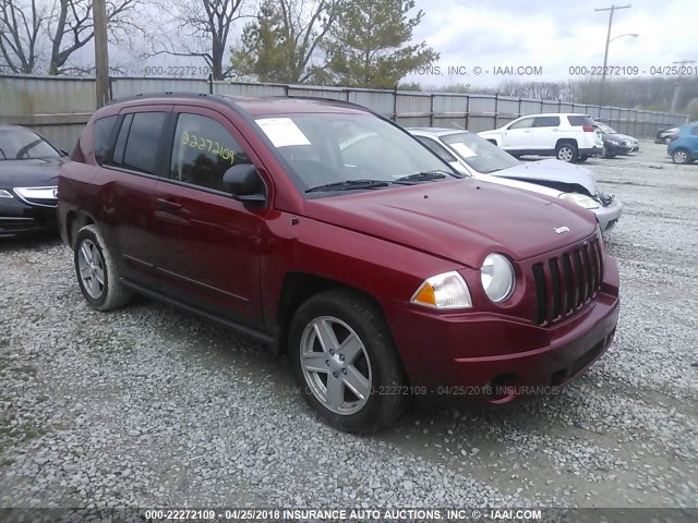 1J4NT4FA8AD504837 - 2010 JEEP COMPASS SPORT MAROON photo 1