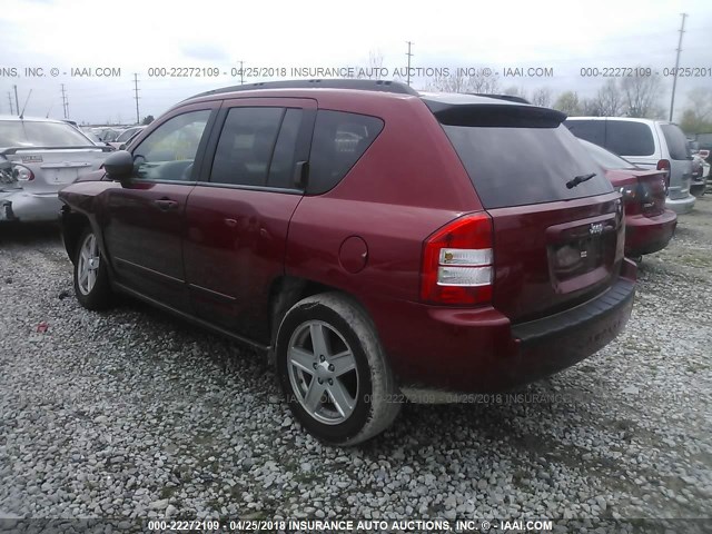 1J4NT4FA8AD504837 - 2010 JEEP COMPASS SPORT MAROON photo 3