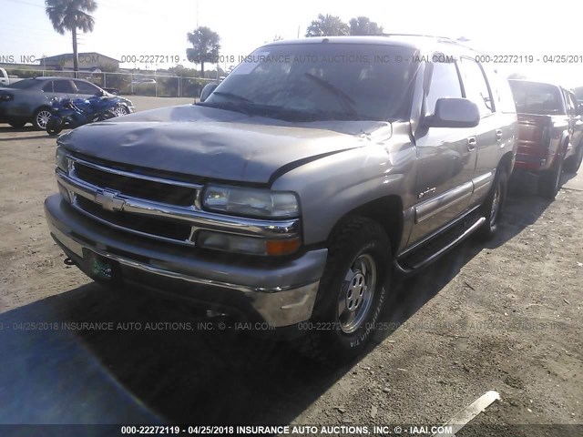 1GNEK13T91R113591 - 2001 CHEVROLET TAHOE K1500 TAN photo 2