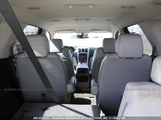 1GKKVRED0CJ357711 - 2012 GMC ACADIA SLT-1 Сріблястий фото 8