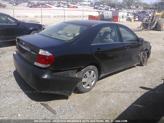 4T1BE32K65U584216 - 2005 TOYOTA CAMRY LE/XLE/SE 黑色 照片 4