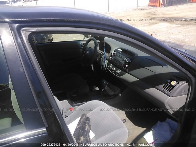 4T1BE32K65U584216 - 2005 TOYOTA CAMRY LE/XLE/SE 黑色 照片 5