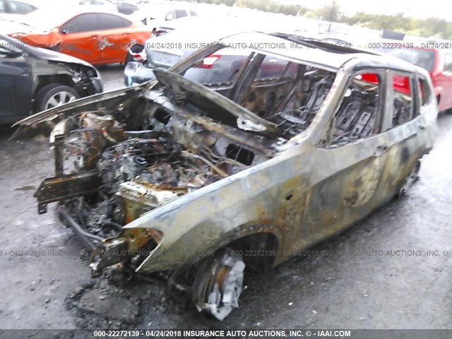 5UXWX9C52E0D31706 - 2014 BMW X3 XDRIVE28I BROWN photo 2