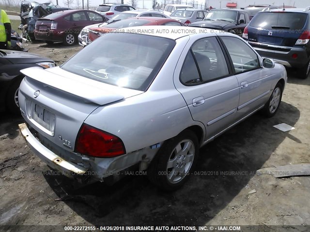 3N1CB51D55L557523 - 2005 NISSAN SENTRA 1.8/1.8S SILVER photo 4