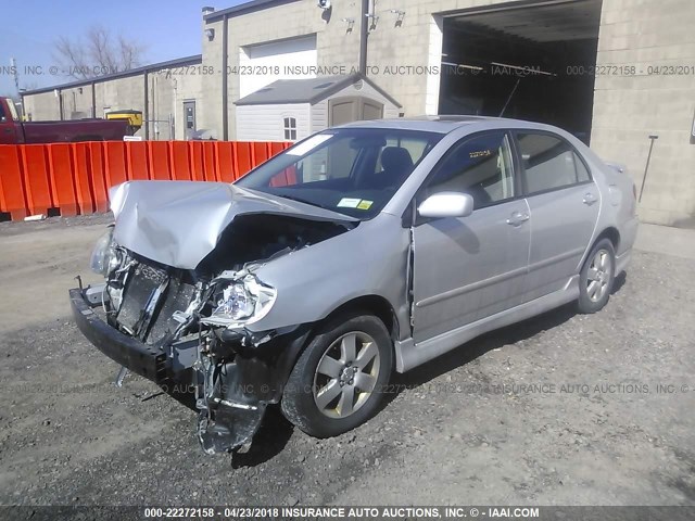 2T1BR32E78C904745 - 2008 TOYOTA COROLLA CE/LE/S SILVER photo 2