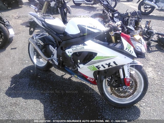 JS1GN7EA082112964 - 2008 SUZUKI GSX-R600 WHITE photo 1