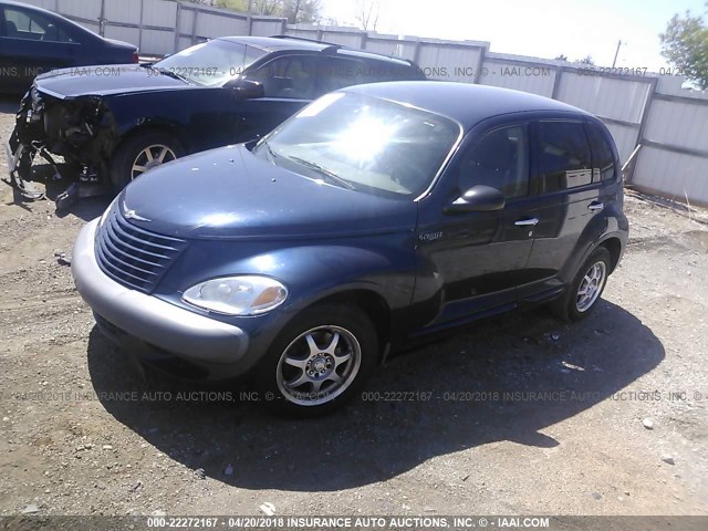 3C4FY48B92T335327 - 2002 CHRYSLER PT CRUISER CLASSIC BLUE photo 2