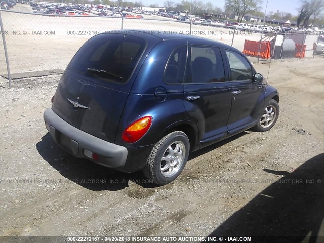 3C4FY48B92T335327 - 2002 CHRYSLER PT CRUISER CLASSIC BLUE photo 4