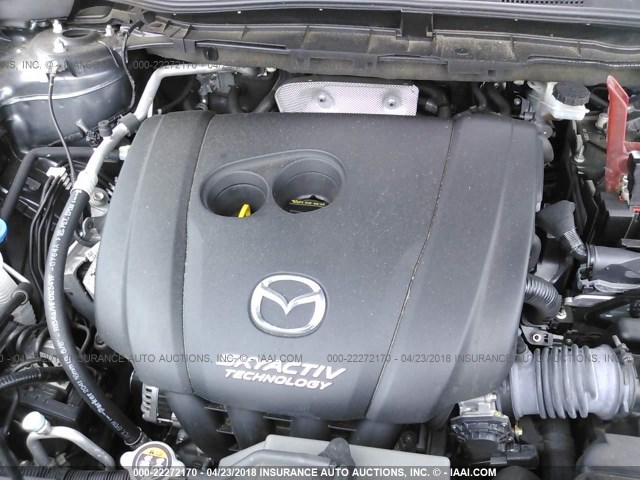 JM3KE2BE7F0493352 - 2015 MAZDA CX-5 SPORT GRAY photo 10