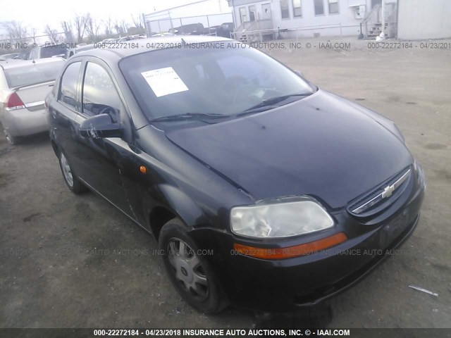 KL1TJ52674B165697 - 2004 CHEVROLET AVEO LS 黑色 照片 1