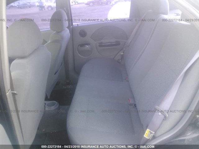 KL1TJ52674B165697 - 2004 CHEVROLET AVEO LS 黑色 照片 8