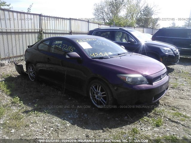 JTKDE177050033253 - 2005 TOYOTA SCION TC 紫色 照片 1