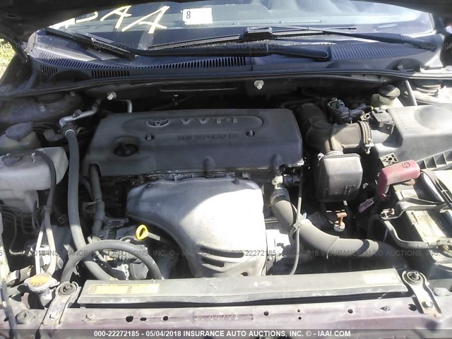 JTKDE177050033253 - 2005 TOYOTA SCION TC 紫色 照片 10