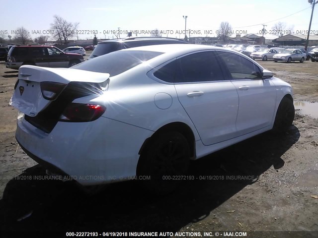 1C3CCCAB3GN181117 - 2016 CHRYSLER 200 LIMITED WHITE photo 4