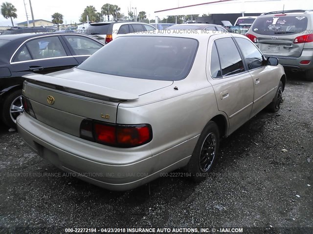 JT2BG12K1T0366457 - 1996 TOYOTA CAMRY DX/LE/XLE GOLD photo 4