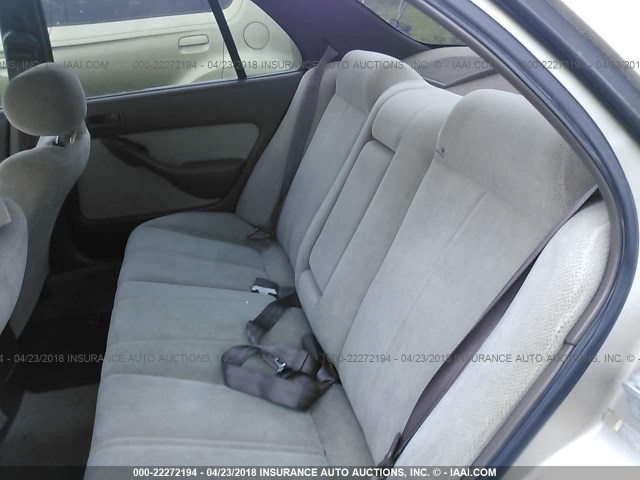 JT2BG12K1T0366457 - 1996 TOYOTA CAMRY DX/LE/XLE GOLD photo 8