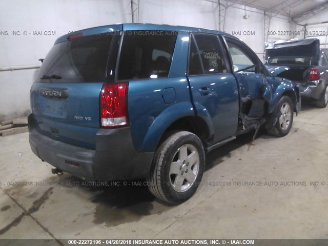 5GZCZ63475S821658 - 2005 SATURN VUE BLUE photo 4