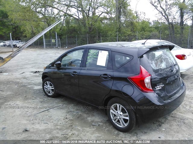 3N1CE2CP7FL363980 - 2015 NISSAN VERSA NOTE S/S PLUS/SV/SL/SR BLACK photo 3