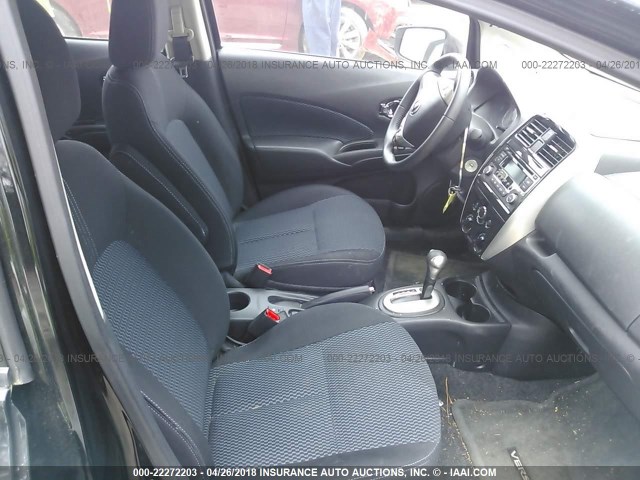 3N1CE2CP7FL363980 - 2015 NISSAN VERSA NOTE S/S PLUS/SV/SL/SR BLACK photo 5