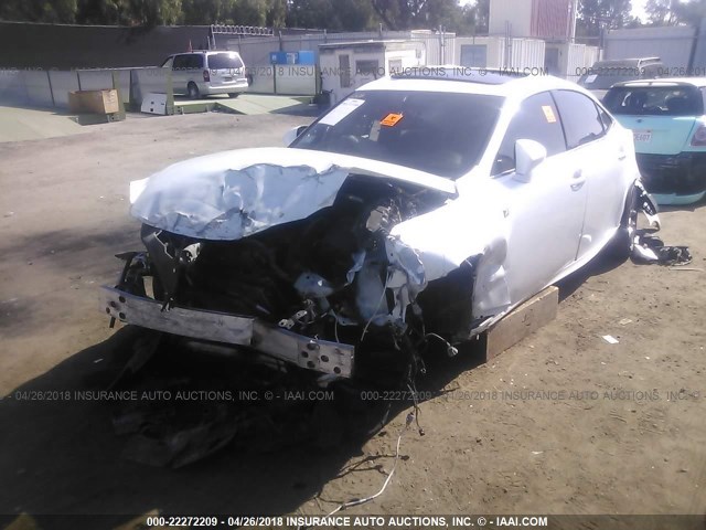 JTHBA1D26G5025892 - 2016 LEXUS IS 200T WHITE photo 2