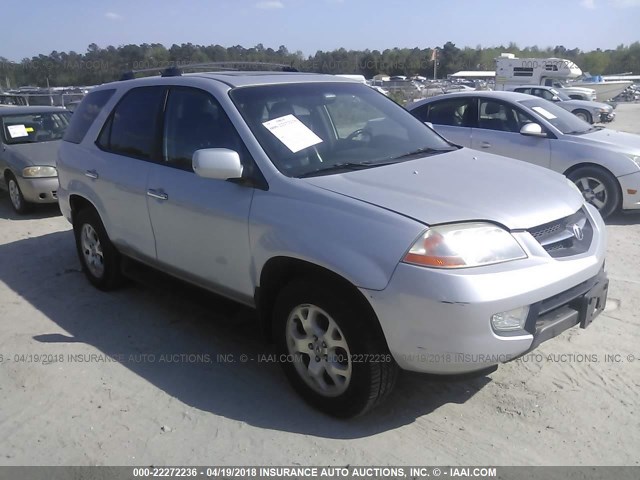 2HNYD18662H500405 - 2002 ACURA MDX TOURING SILVER photo 1