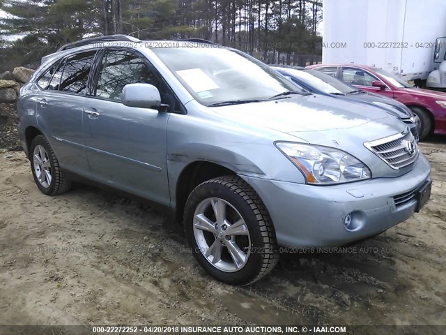 JTJHW31UX82054634 - 2008 LEXUS RX 400H BLUE photo 1