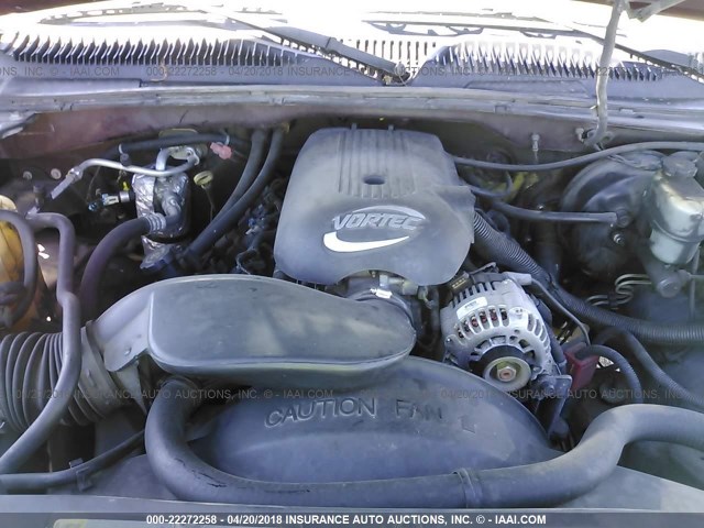 2GCEC19V921179115 - 2002 CHEVROLET SILVERADO C1500 MAROON photo 10