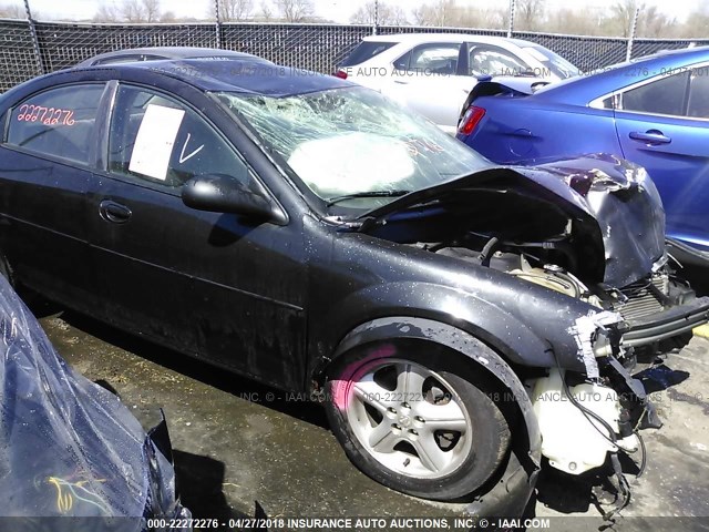 1B3EL46R54N337803 - 2004 DODGE STRATUS SXT BLACK photo 1