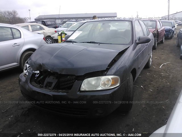 3N1CB51D66L474720 - 2006 NISSAN SENTRA 1.8/1.8S BLACK photo 2