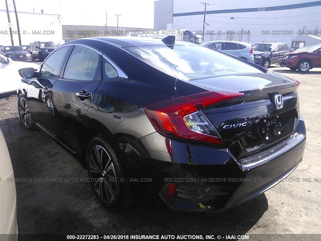 2HGFC1F78GH643943 - 2016 HONDA CIVIC EXL BLACK photo 3