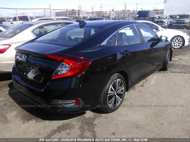 2HGFC1F78GH643943 - 2016 HONDA CIVIC EXL BLACK photo 4