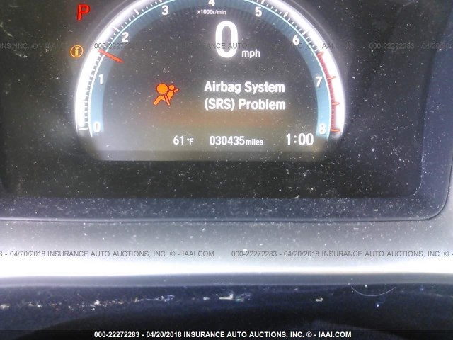 2HGFC1F78GH643943 - 2016 HONDA CIVIC EXL BLACK photo 7