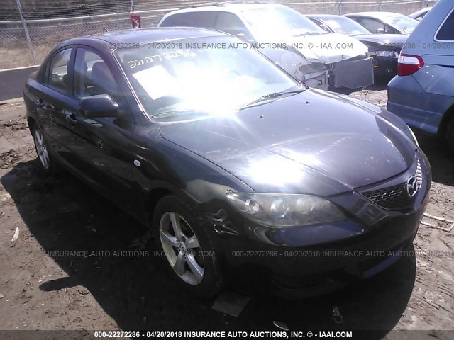 JM1BK32F761544150 - 2006 MAZDA 3 I BLACK photo 1