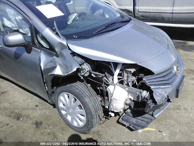 3N1CE2CP1EL420785 - 2014 NISSAN VERSA NOTE S/S PLUS/SV/SL SILVER photo 6