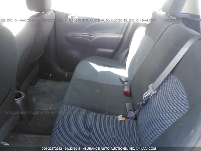 3N1CE2CP1EL420785 - 2014 NISSAN VERSA NOTE S/S PLUS/SV/SL SILVER photo 8