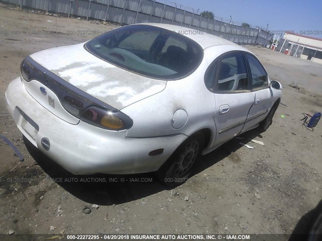 1FALP53S5VG171737 - 1997 FORD TAURUS LX WHITE photo 4