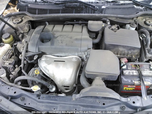 4T4BF3EK0BR205852 - 2011 TOYOTA CAMRY SE/LE/XLE BLACK photo 10