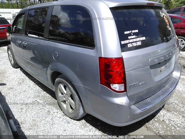 2C4RDGBG2DR733791 - 2013 DODGE GRAND CARAVAN SE SILVER photo 3