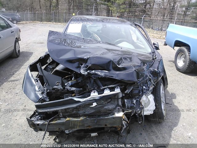 1G1ZB5EB2A4117204 - 2010 CHEVROLET MALIBU LS BLACK photo 6