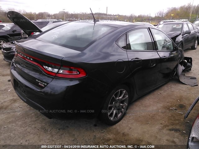 1C3CDFBB6ED901459 - 2014 DODGE DART SXT GRAY photo 4