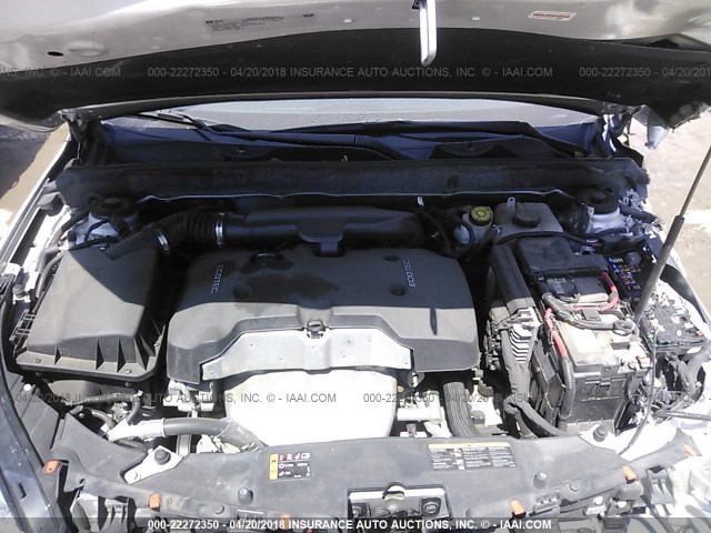 1G11C5SL1FF195234 - 2015 CHEVROLET MALIBU 1LT 银色 照片 10