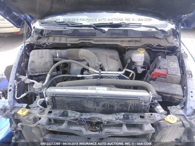 1C6RR6YT2HS805519 - 2017 RAM 1500 REBEL ლურჯი ფოტო 10