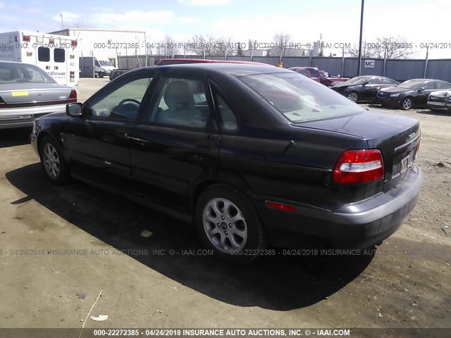 YV1VS29562F872946 - 2002 VOLVO S40 1.9T BLACK photo 3