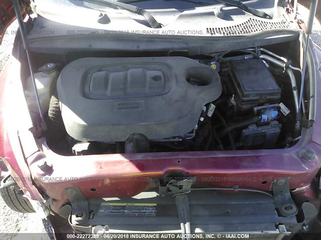 3GNBAADB0AS531644 - 2010 CHEVROLET HHR LS RED photo 10